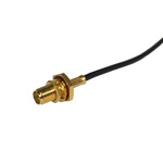 Huber+Suhner, jack Cable SMA Connector, Crimp Termination, Straight Body