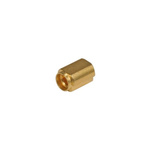Huber+Suhner, jack Edge Mount Micro Miniature Coaxial Connector, Coaxial Cable Termination, Straight Body