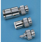 binder, Plug Cable Mount TNC Connector, 50Ω, Crimp Termination, Straight Body