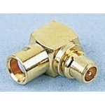 Telegartner, Plug Cable Mount MMCX Connector, 50Ω, Solder Termination, Right Angle Body