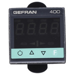 Gefran 400 PID Temperature Controller, 48 x 48 (1/16 DIN)mm, 2 Output Relay, 100 V ac, 240 V ac Supply Voltage ON/OFF
