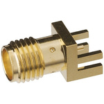 Yuetsu, jack Edge Mount SMA Connector, Solder Termination, Straight Body