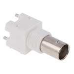 TE Connectivity, jack PCB Mount BNC Connector, 50Ω, Through Hole Termination, Straight Body
