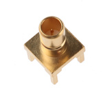TE Connectivity, jack Through Hole SMB Connector, 75Ω, Solder Termination, Straight Body