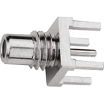 Telegartner, Plug Through Hole SMC Connector, 50Ω, Solder Termination, Straight Body