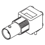 Molex BNC Series, jack PCB Mount BNC Connector, 75Ω, Through Hole Termination, Right Angle Body