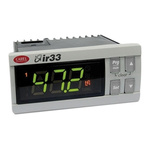 Carel IR33 Panel Mount PID Temperature Controller, 76.2 x 34.2mm, 2 Output Relay, 24 V ac/dc, 115 → 230 V ac, 12