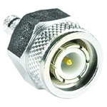 Amphenol RF, Plug Cable Mount TNC Connector, 50Ω, Crimp, Solder Termination, Straight Body
