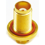 Amphenol RF, jack PCB Mount TNC Connector, 50Ω, Solder Termination, Straight Body