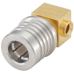 Rosenberger, Plug Cable Mount QMA Connector, 50Ω, Solder Termination, Right Angle Body