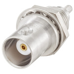 Rosenberger BNC Series, jack Panel Mount BNC Connector, 50Ω, Crimp Termination, Straight Body