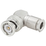 Rosenberger BNC Series, Plug Cable Mount BNC Connector, 50Ω, Clamp Termination, Right Angle Body