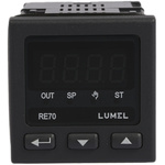 Lumel RE70 Panel Mount PID Temperature Controller, 48 x 48mm 1 Input, 1 Output Relay, 230 V ac Supply Voltage