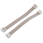 Molex Flat Ribbon Cable 150mm, Female IDT to Female IDT, 6 Ways, Ribbon Cable Assembly