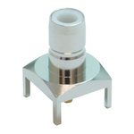 Yuetsu, jack Through Hole SMB Connector, 50Ω, Solder Termination, Straight Body
