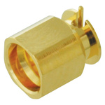 Yuetsu, Plug Surface Mount SMP Connector, 50Ω, Solder Termination, Straight Body