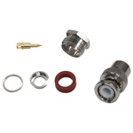 Yuetsu, Plug BNC Connector, 50Ω, Solder Termination, Straight Body