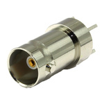 COAX Connectors, jack PCB Mount BNC Connector, 75Ω, Through Hole Termination, Straight Body