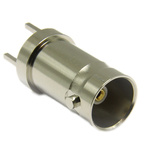 COAX Connectors, jack PCB Mount BNC Connector, 75Ω, Through Hole Termination, Straight Body