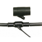 TE Connectivity 45° Side Breakout Black, Elastomer, 26.9mm