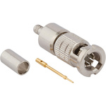 Amphenol RF HD-BNC Series, Plug Cable Mount HD-BNC Connector, 75Ω, Crimp Termination, Straight Body