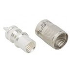 Amphenol RF, Plug Cable Mount UHF Connector, Solder Termination, Straight Body