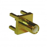 Amphenol RF, jack Through Hole SMB Connector, 50Ω, Solder Termination, Straight Body