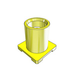 Samtec MCX Series, jack Surface Mount MCX Connector, 50Ω, Solder Termination, Straight Body
