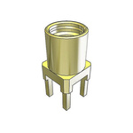 Samtec MMCX Series, jack Surface Mount, Through Hole MMCX Connector, 50Ω, Solder Termination, Straight Body