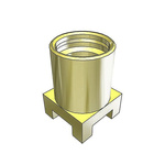 Samtec MMCX Series, jack Surface Mount MMCX Connector, 50Ω, Solder Termination, Straight Body
