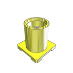 Samtec MCX Series, jack Surface Mount MCX Connector, 50Ω, Solder Termination, Straight Body