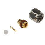 Cinch SMK Series, Plug Cable Mount SMA Connector, 50Ω, Solder Termination, Straight Body