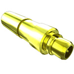 Samtec MMCX Series, Plug PCB Mount MCX Connector, 50Ω, Solder Termination, Right Angle Body