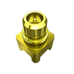 Samtec MMCX Series, Plug PCB Mount MCX Connector, 50Ω, Solder Termination, Straight Body