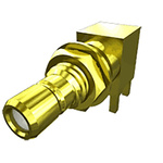 Samtec SMB5 Series, jack PCB Mount SMB Connector, 50Ω, Through Hole Termination, Right Angle Body