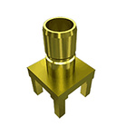Samtec SMB7H Series, jack PCB Mount SMB Connector, 75Ω, Through Hole Termination, Straight Body