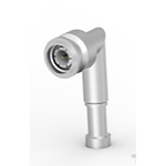 TE Connectivity, Plug Panel Mount TNC Connector, 50Ω, Crimp Termination, Right Angle Body