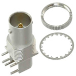 Samtec BNC Series, jack PCB Mount BNC Connector, 75Ω, Through Hole Termination, Straight Body
