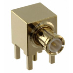 Samtec MCX Series, Plug Through Hole MCX Connector, 50Ω, Through Hole Termination, Right Angle Body