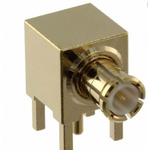 Samtec, jack MMCX Connector, 50Ω, Edge Mount Termination, Right Angle Body