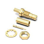Wurth Elektronik WR-SMB Series, jack Cable Mount SMB Connector, 50Ω, Crimp Termination, Straight Body