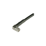 Huber+Suhner 16_QMA-W50-4-5/133_NE Series, Plug Cable Mount QMA Connector, 50Ω, Crimp Termination, Right Angle Body
