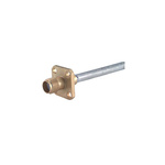 Huber+Suhner 25_SMA-50-3-15/111_NE Series, jack Flange Mount SMA Connector, 50Ω, Solder Termination, Straight Body