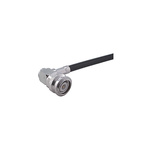 Huber+Suhner 16_TNC-50-3-111/133_NE Series, Plug Cable Mount TNC Connector, 50Ω, Crimp Termination, Right Angle Body