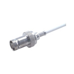 Huber+Suhner 21_BNC-50-3-27/133_NE Series, jack Cable Mount BNC Connector, 50Ω, Crimp Termination, Straight Body