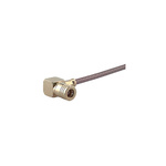 Huber+Suhner 16_SMB-50-2-50/111_NE Series, Plug Cable Mount SMB Connector, 50Ω, Crimp Termination, Right Angle Body