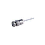 Huber+Suhner 11_BNC-75-2-1/133_NE Series, Plug Cable Mount BNC Connector, 75Ω, Clamp Termination, Straight Body