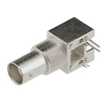 Molex 73171 Series, jack Through Hole BNC Connector, 50Ω, Through Hole Termination, Right Angle Body