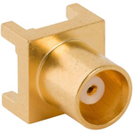 Amphenol RF 919-382J-51P Series, jack PCB Mount MCX Connector, 50Ω, Through Hole Termination, Straight Body