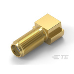 TE Connectivity, jack PCB Mount SMA Connector, 50Ω, Solder Termination, Straight Body